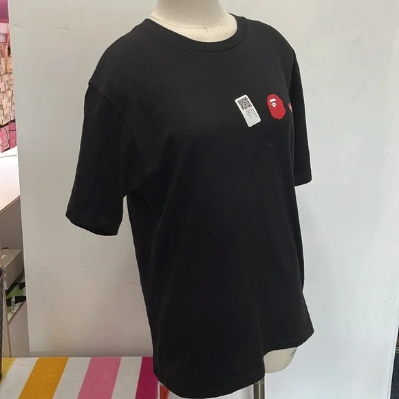 Vans x a bathing ape black tshirt size medium - Picture 6 of 10